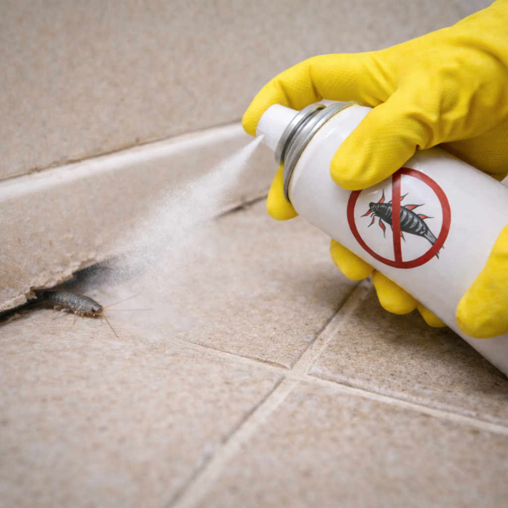 Zilvervisje bestrijden